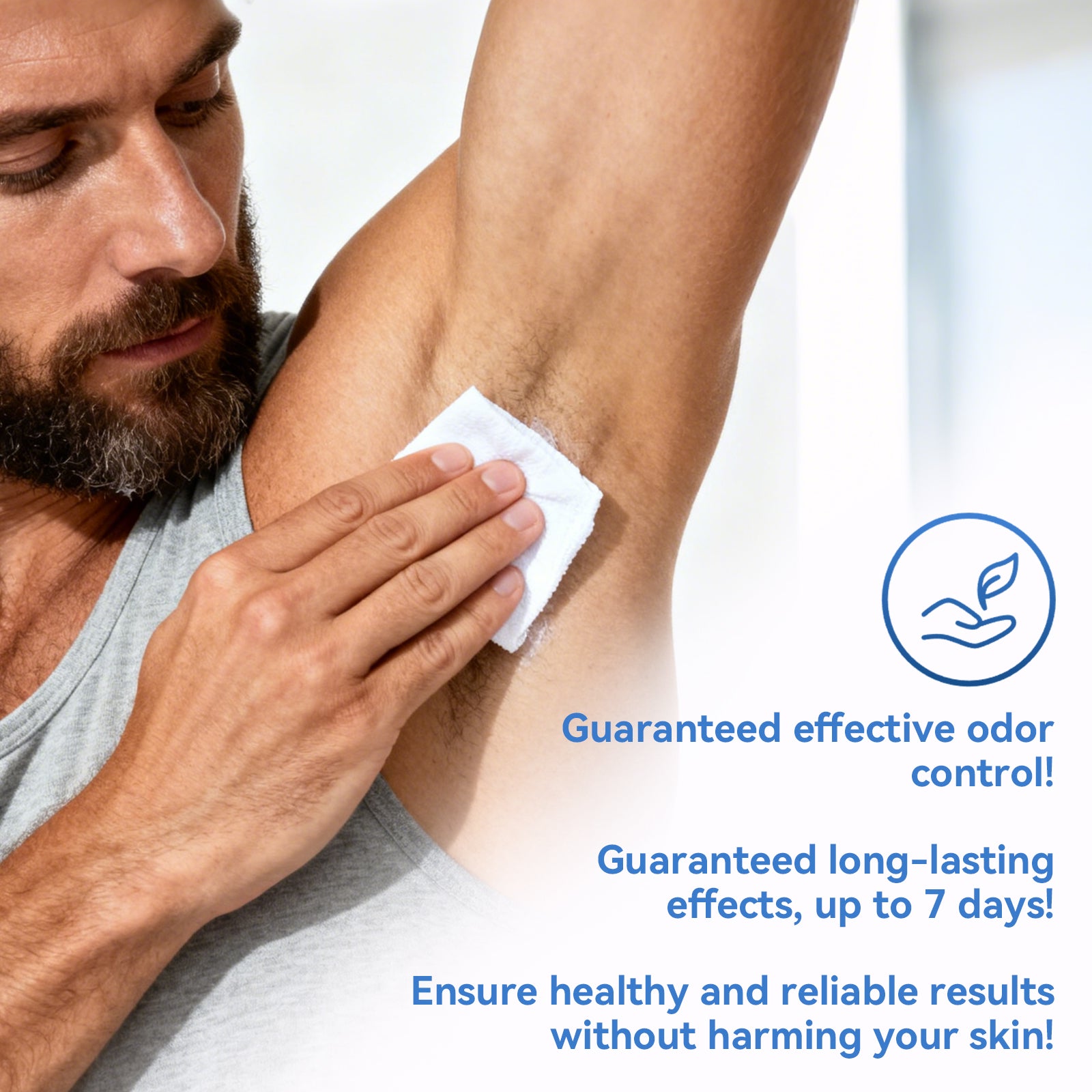 33pc MIMÓRS Antiperspirant Deodorant Wipes - Quick-Dry & Long-Lasting Freshness, Aluminum-Free & Skin-Friendly, Individual Packs for Travel Gym Office